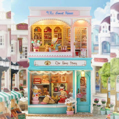 The Sweet House DIY Wooden Dollhouse Kit