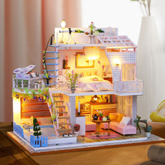 Meet The House DIY Wooden Miniature House Kit