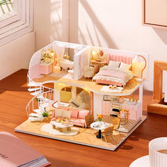 Spiral Staircase Loft DIY Miniature House Kit