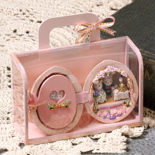 Wisdom Fun House Box Theater Seed World DIY Hut Gift Box Model