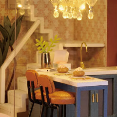 Garden Villa DIY Dollhouse Miniature Kit