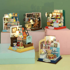 Mini House Wooden DIY Miniature House kit