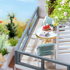 Garden Villa DIY Dollhouse Miniature Kit