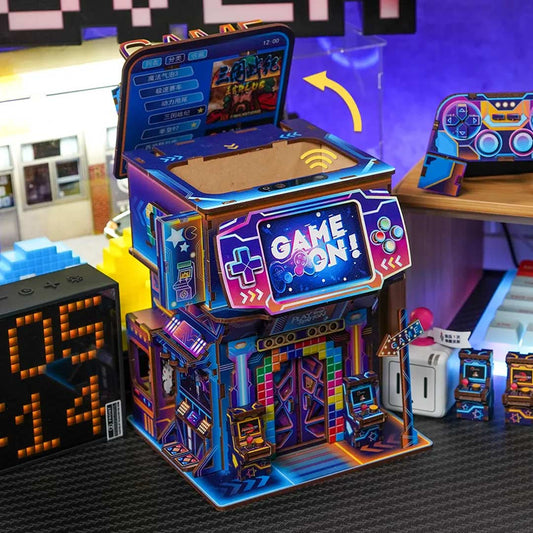 Cyber Game City 3D DIY Miniature Kit