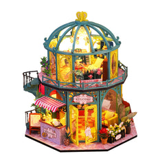 Flower & Coffee Tasting Room DIY Miniature Dollhouse