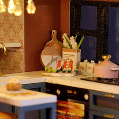 Garden Villa DIY Dollhouse Miniature Kit