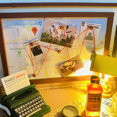Detective Agency DIY Miniature House Kit