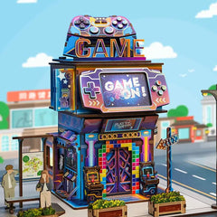 Cyber Game City 3D DIY Miniature Kit