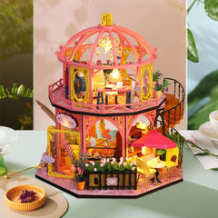 Flower & Coffee Tasting Room DIY Miniature Dollhouse