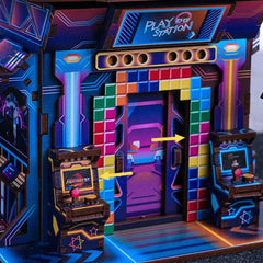 Cyber Game City 3D DIY Miniature Kit