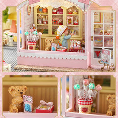 The Sweet House DIY Wooden Dollhouse Kit