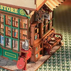 Time Bookstore 3D Puzzle Model Doll House
