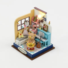 Mini House Wooden DIY Miniature House kit