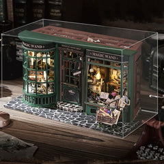 magic wand shop diy miniature dollhouse with dust cover