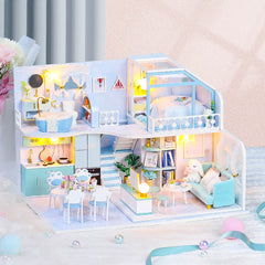 Cozy and Adorable Time DIY Dollhouse Miniature Kit