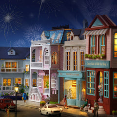 Candy Cake & Milk Tea Shop DIY Miniature House Kit