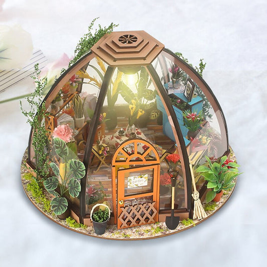 Starry Sky Flower House DIY Miniature Dollhouse