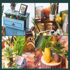 Starry Sky Flower House DIY Miniature Dollhouse