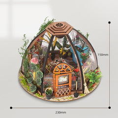 Starry Sky Flower House DIY Miniature Dollhouse