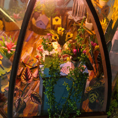 Starry Sky Flower House DIY Miniature Dollhouse