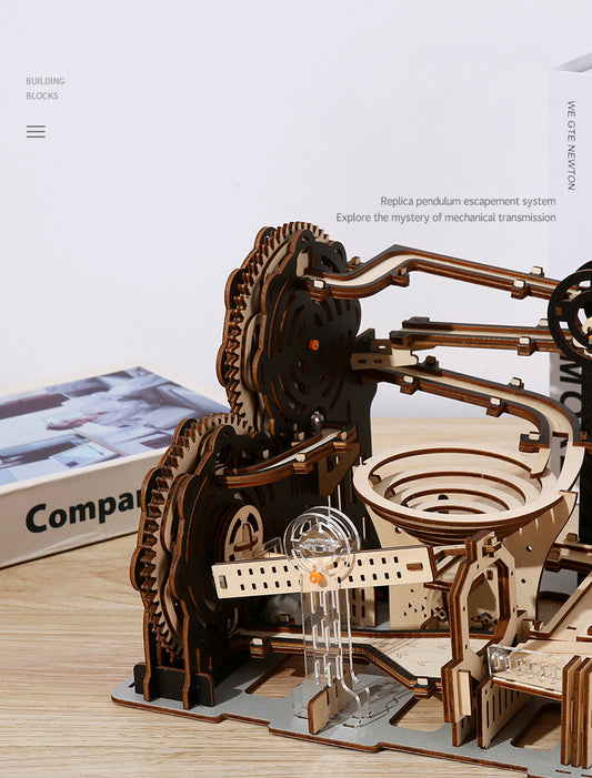 Marble Run 3D Puzzle  Wooden Model