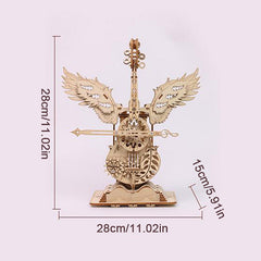 3D Puzzle Wooden Cello Model Ornament