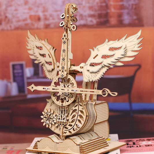 3D Puzzle Wooden Cello Model Ornament